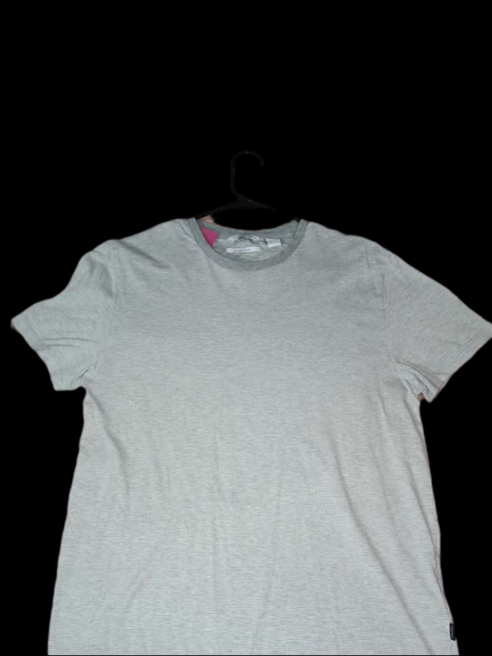 Calvin Klein Light Gray Short Sleeve Crew T‑Shirt